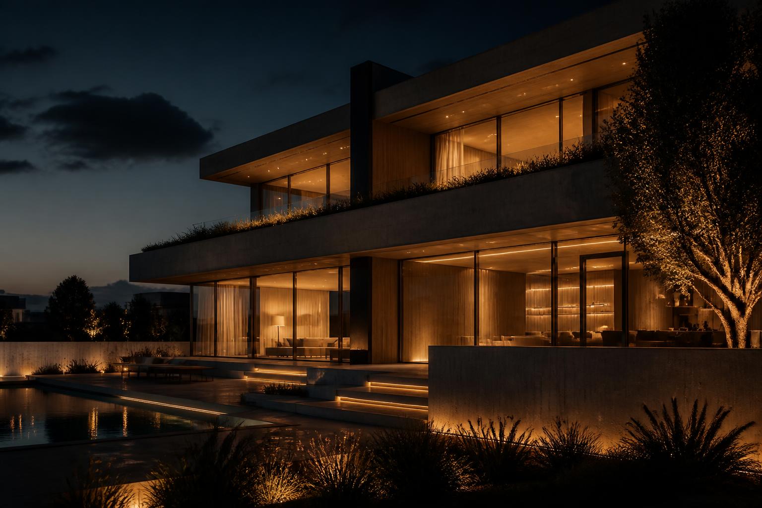 Edifício residencial moderno construído pela EGM Invest